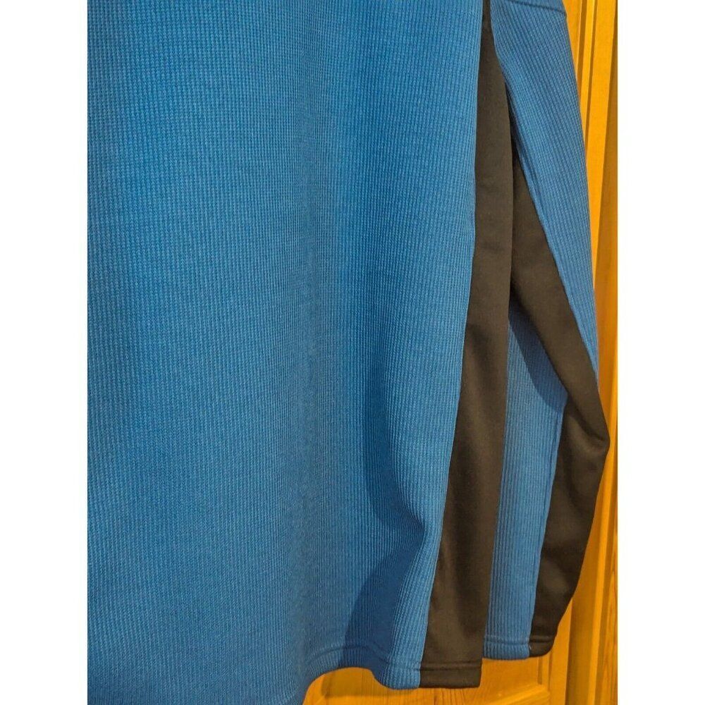 Spyder Sweater Mens Medium Bandit Half Zip Fleece Jacket Mock Neck Blue - Picture 13 of 16